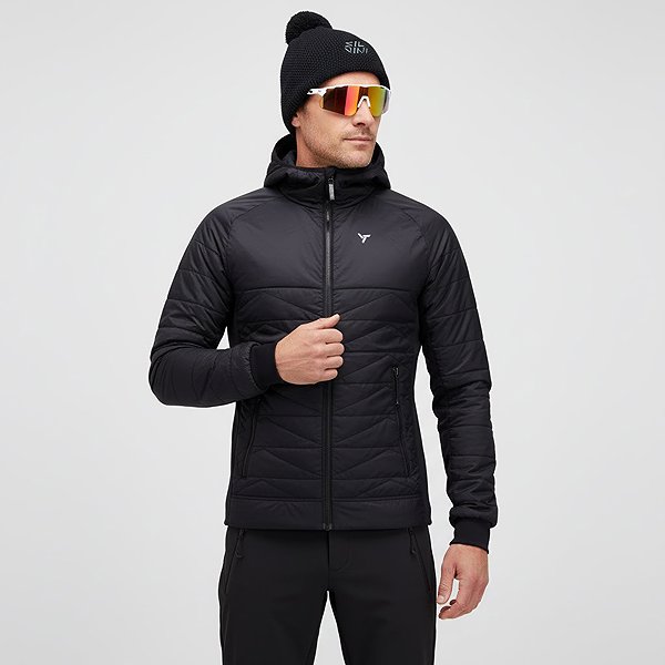 Bike jacket SILVINI Deruta MJ1901 black-cloud XL .