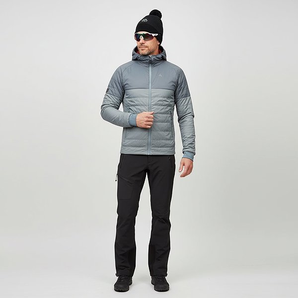 Bike jacket SILVINI Deruta MJ1901 cloud-charcoal M .