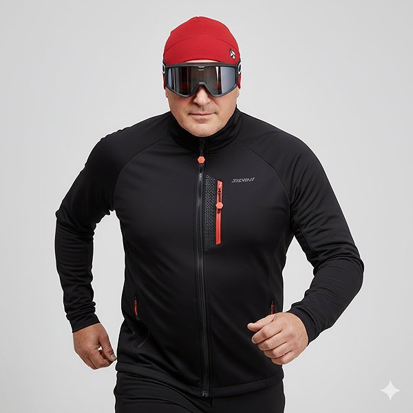 Bike jacket SILVINI Anteo MJ1743 black-red 3XL .