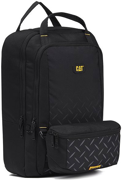 Backpack CAT Backpack 2in1 with kidney Cargo Voyager - black .