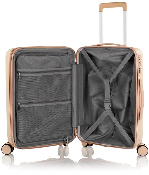 Heys Pastel S Nude travel suitcase .