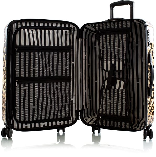 Travel case Heys Brown Leopard M .
