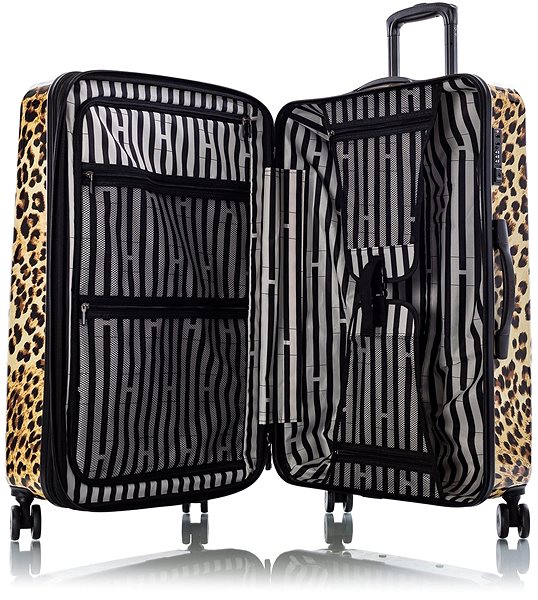 Travel case Heys Brown Leopard L .