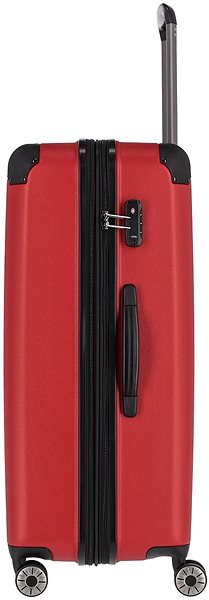 Travelite City 4w L Red suitcase .