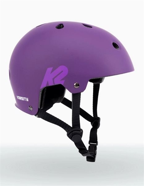 Prilba na bicykel K2 Varsity Helmet purple Bočný pohľad