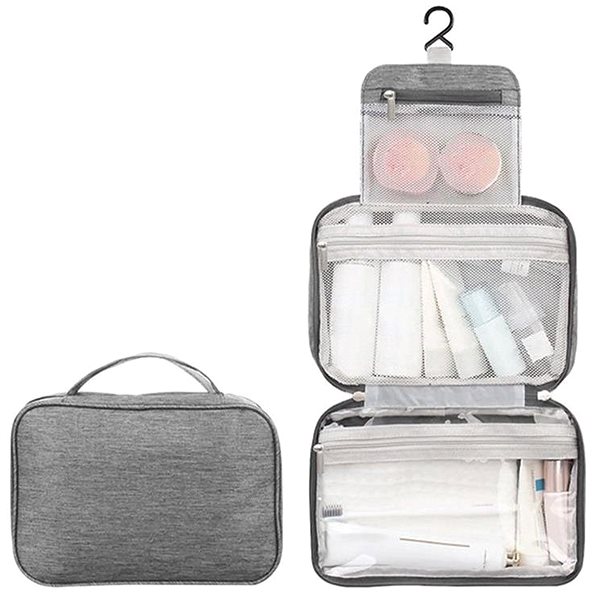 Cosmetic bag Kufryplus.cz Hanging bag SN2611 grey .