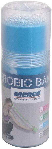 Guma na cvičení Merco Aerobic Band modrá Obal/krabička