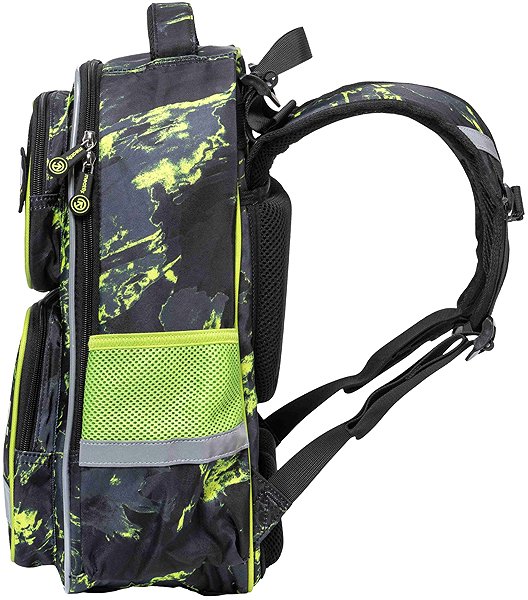 School Backpack Meatfly Max Lime Mossy .