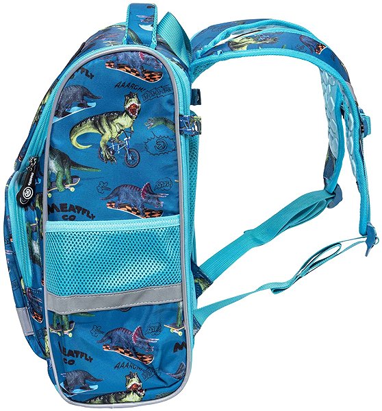 School backpack Meatfly Alex Dino Petrol .