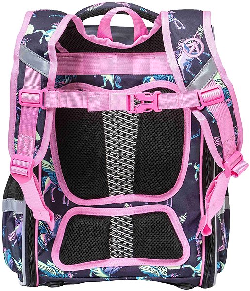 School backpack Meatfly Alex Black Unicorn .