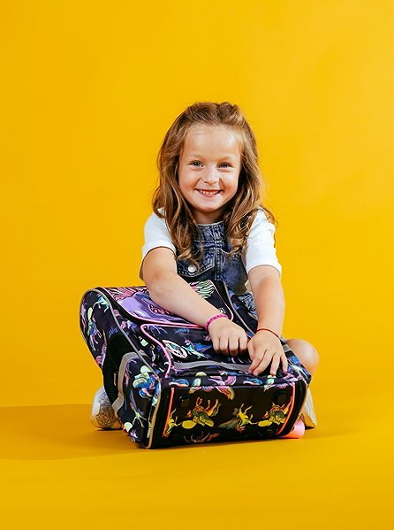 School backpack Meatfly Alex Black Unicorn .