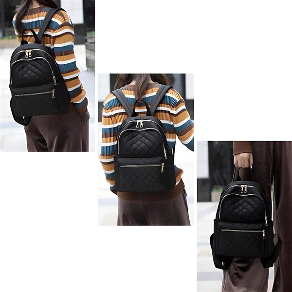 Backpack MG RALPH02 women's backpack, black .