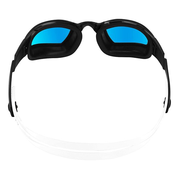 Plavecké brýle Plavecké brýle Michael Phelps NINJA BLUE titan. zrcadlová skla, černá/bílá ...