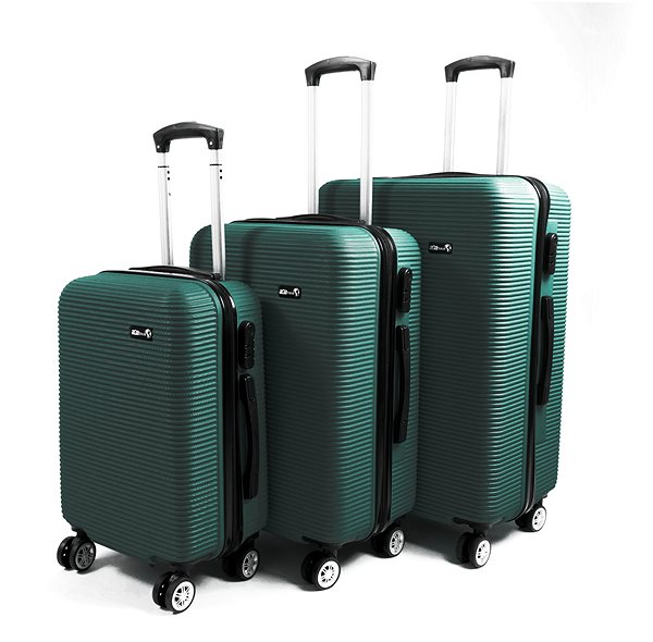 Sada kufrov Aga Travel Súprava cestovných kufrov MR4651 Tmavo zelená ...