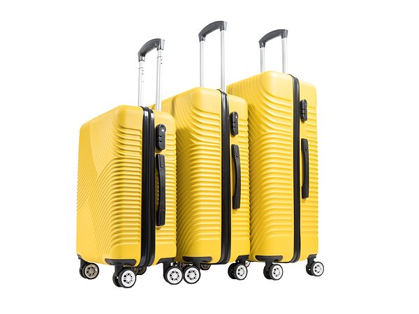 Sada kufrov Aga Travel Súprava cestovných kufrov MR4654 Svetlo oranžová ...