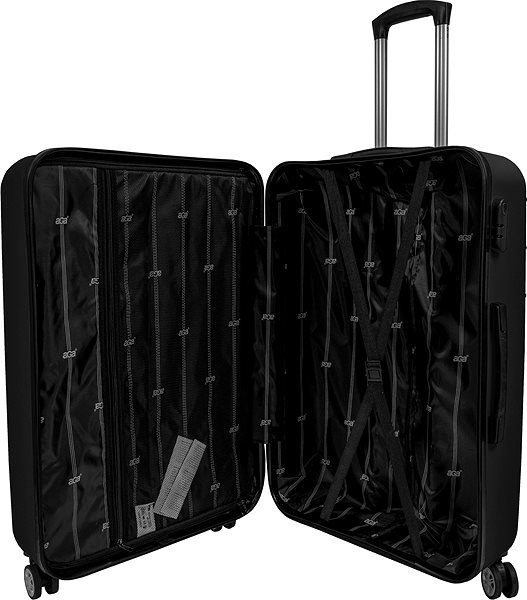 Sada kufrov Aga Travel Súprava cestovných kufrov MR4655 Čierna ...