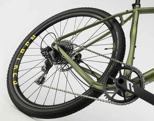 Gravel bike NS BIKES RAG+ 1 - S GREEN / BLACK .