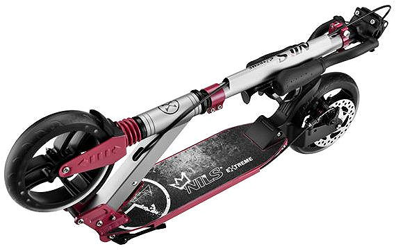 NILS Extreme HM122T scooter with disc brake and LED .