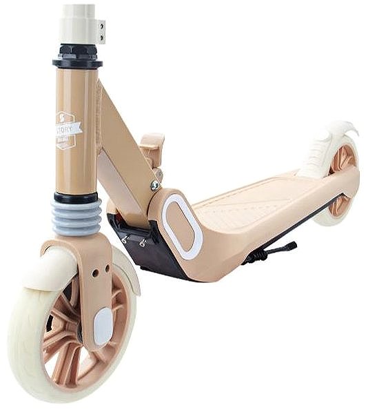 Folding scooter Story Light Deluxe LED, brown .