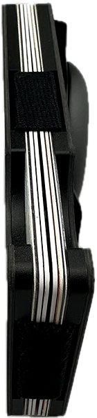 Daklos Carbon RFID Mini Wallet for AirTag Carbon with clip - black .
