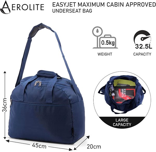 Cestovná taška AEROLITE 618 – modrá ...