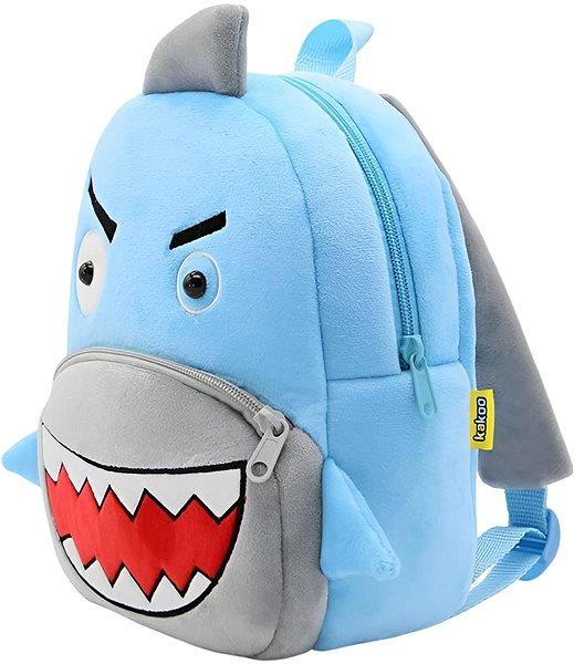 Backpack EXCELLENT Suede backpack blue - shark .