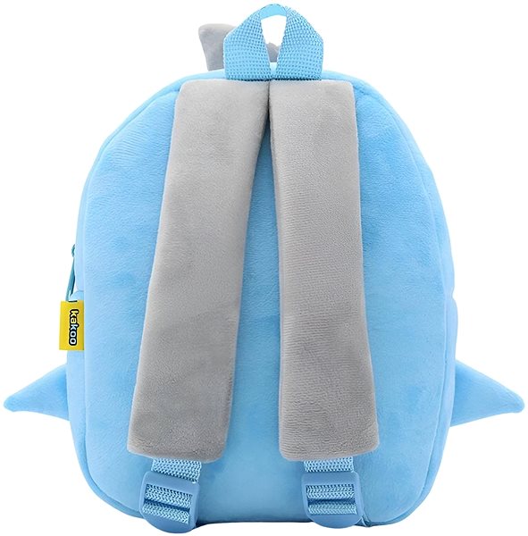 Backpack EXCELLENT Suede backpack blue - shark .