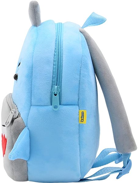Backpack EXCELLENT Suede backpack blue - shark .