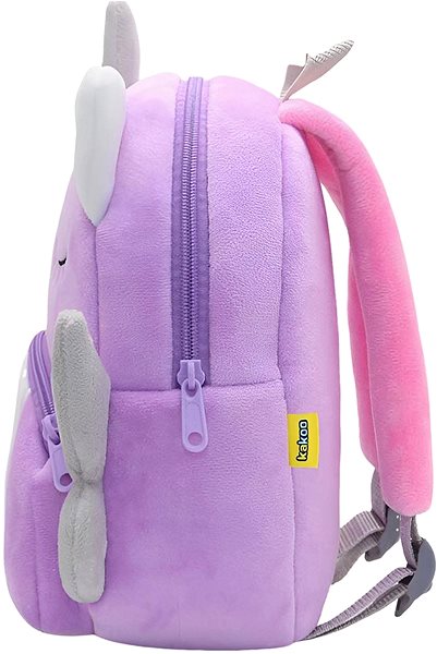 Backpack Excellent Suede backpack purple unicorn .