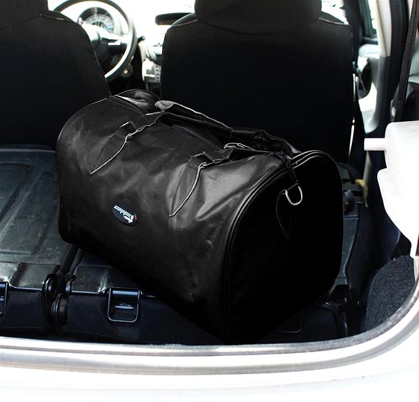 Cestovná taška Cappa Racing taška cestovná kožená Algarve čierna 40 l ...