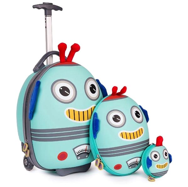 Dětský kufr Boppi Tiny Trekker – Robot ...