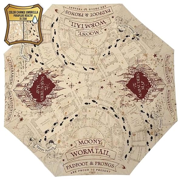 Harry Potter: The Marauder's Map colour-changing umbrella.