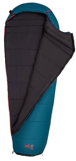 NILS Camp NC2005 green sleeping bag.