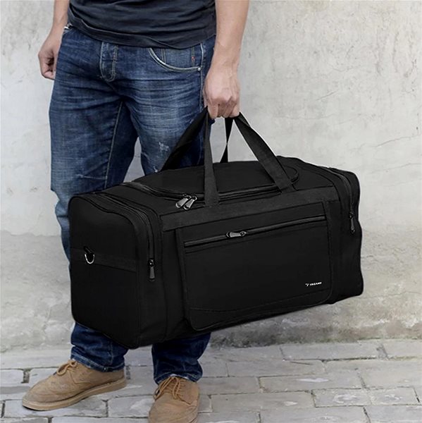 Cestovní taška Trizand 24256 Cestovní taška 70 × 29 × 32 cm, 70 l, černá ...
