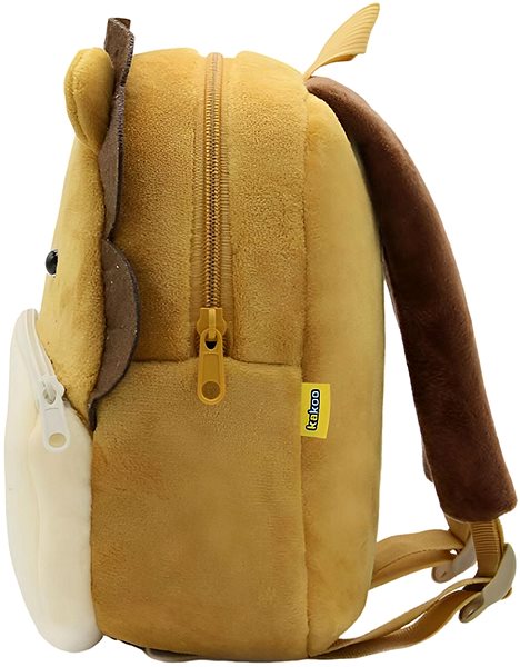Backpack Excellent Suede Backpack Brown Lion .