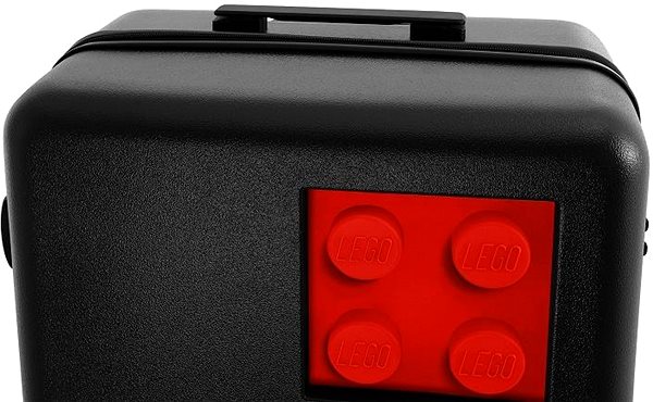 Travel case LEGO suitcase URBAN, 3 piece set - black/red .