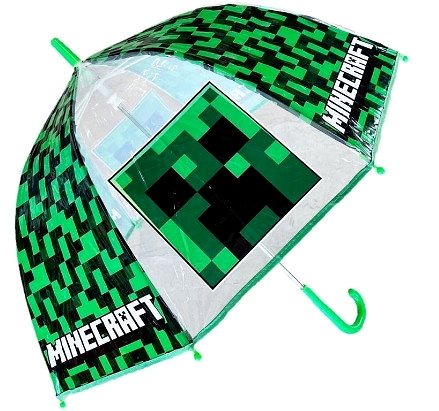 Children's Minecraft umbrella: Creeper - Kids folding umbrella .