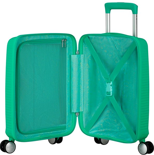 Children's suitcase American Tourister Carry-on suitcase 47 cm Soundbox Mini Bright Green .