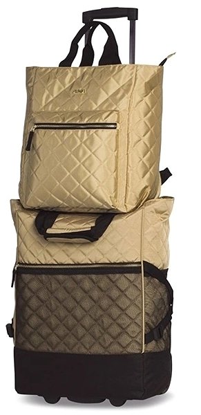 Punta Backpack and Travel Bag Classy Style Backpack Gold .