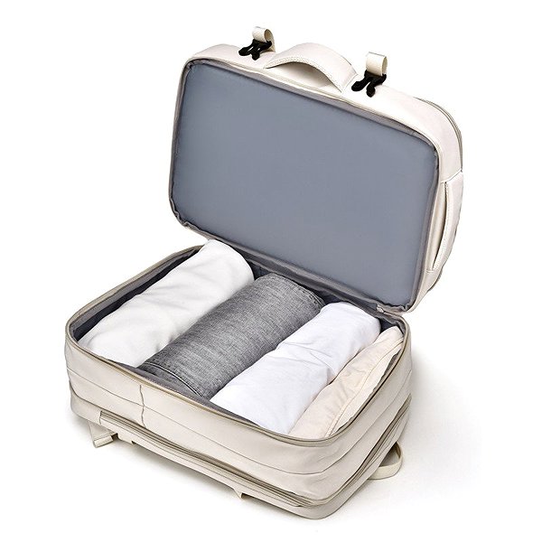 Backpack eCa PL175 Travel backpack 27 l, USB, beige .