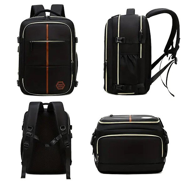 Backpack eCa PL179 Travel backpack 25 l, black .