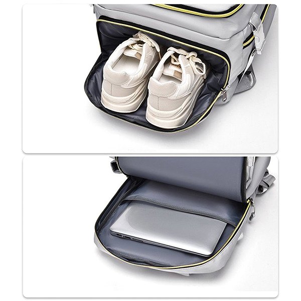 Backpack eCa PL180 Travel backpack 25 l, grey .