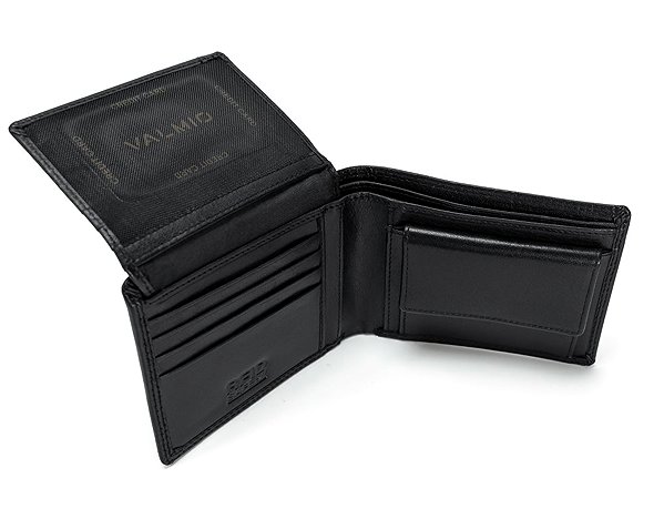 Wallet Valmio Men's wallet Classic Black .