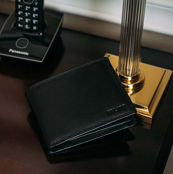 Wallet Valmio Men's wallet Classic Black .