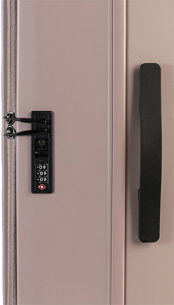 Travel suitcase WORLDPACK Seattle Dusty Pink 77 cm .