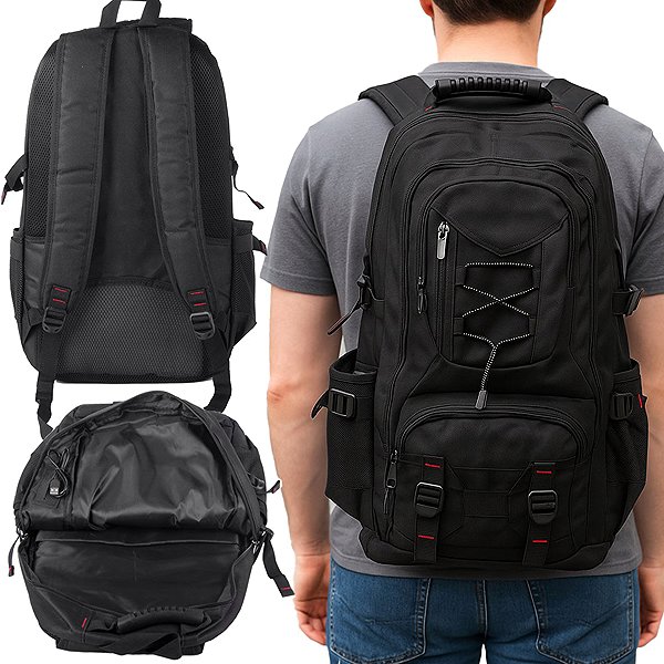 Backpack Verk 14609 Hiking backpack 35 l, black .
