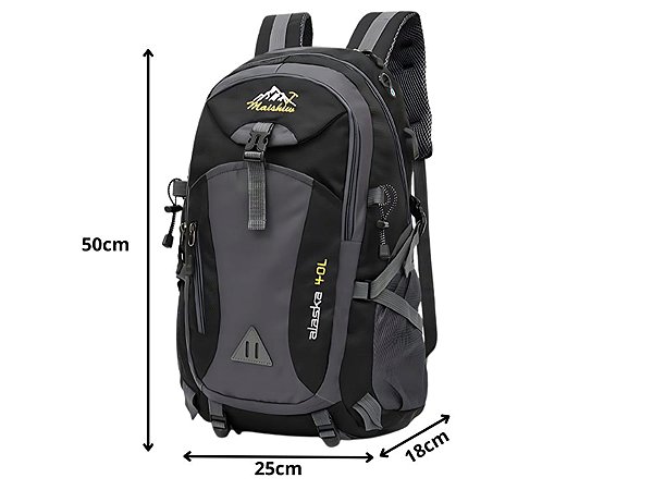 Backpack Verk 14610 Hiking backpack 40 l, black .