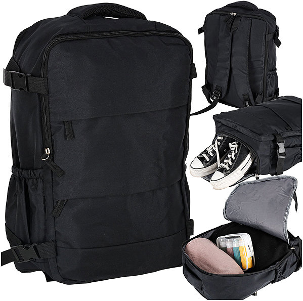 Backpack KIK KX2993 Travel backpack 45 × 30 cm, black .