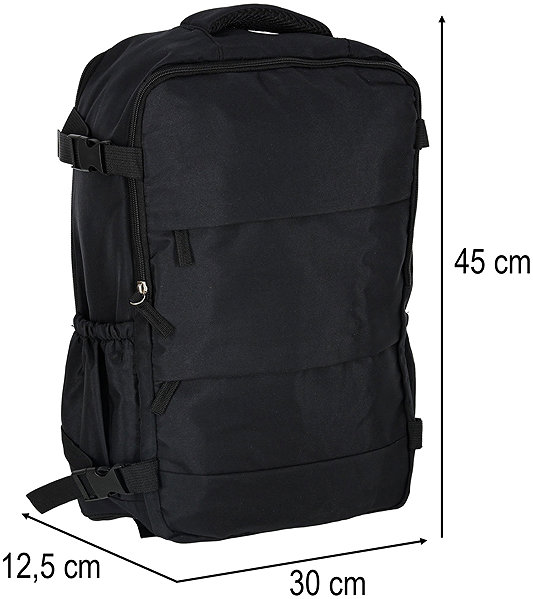 Backpack KIK KX2993 Travel backpack 45 × 30 cm, black .