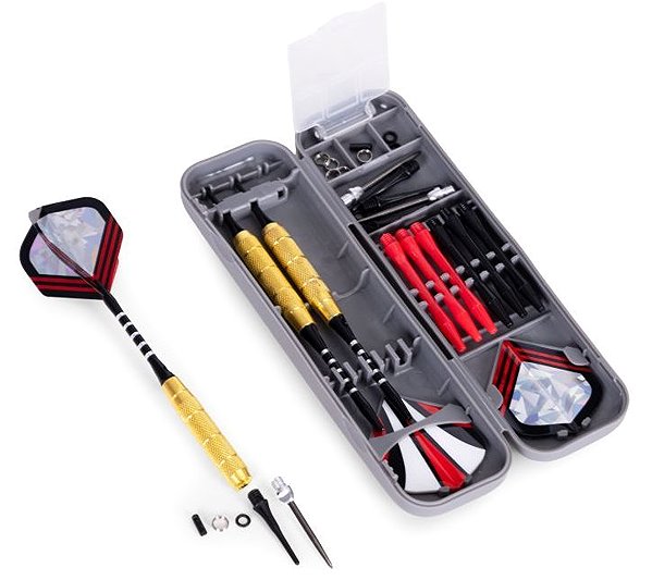 MultiStore AP-516 Metal Darts for Dartboard, Set of 3, 17g.